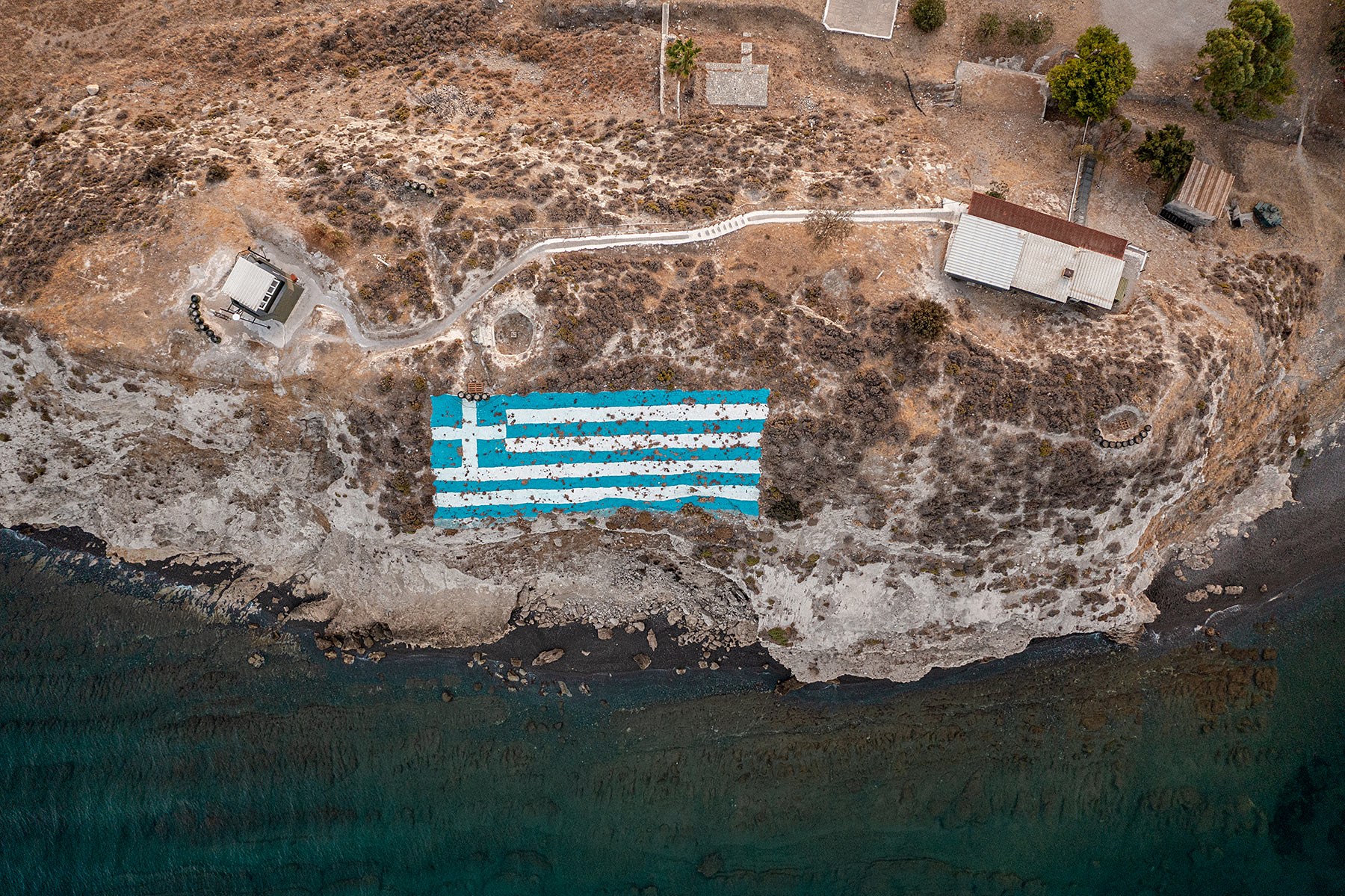 agios fakos drone topshot kos griechenland travelblog sunnyinga