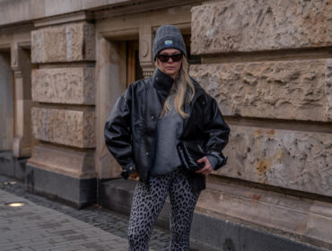 outfit oversize lederjacke stylen streetstyle fashion influencer sunnyinga