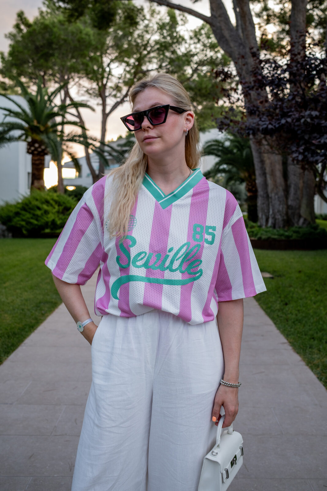 retro shirt pink outfit sommer fashion blog sunnyinga
