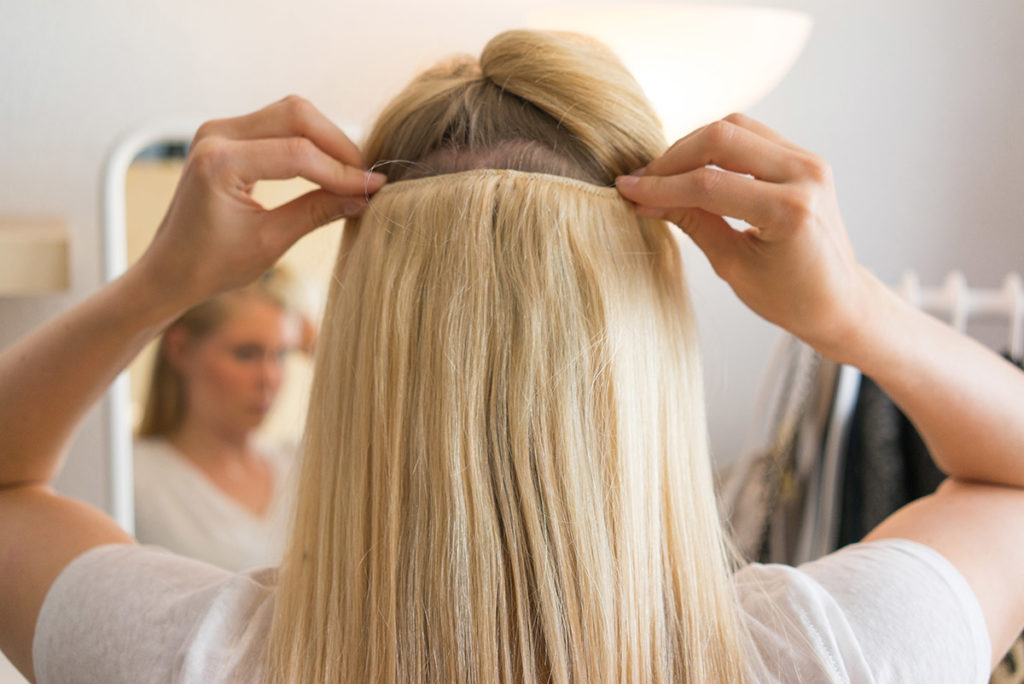 Clip in Extensions von Locahair Erfahrung Lifestyle Blog Sunnyinga
