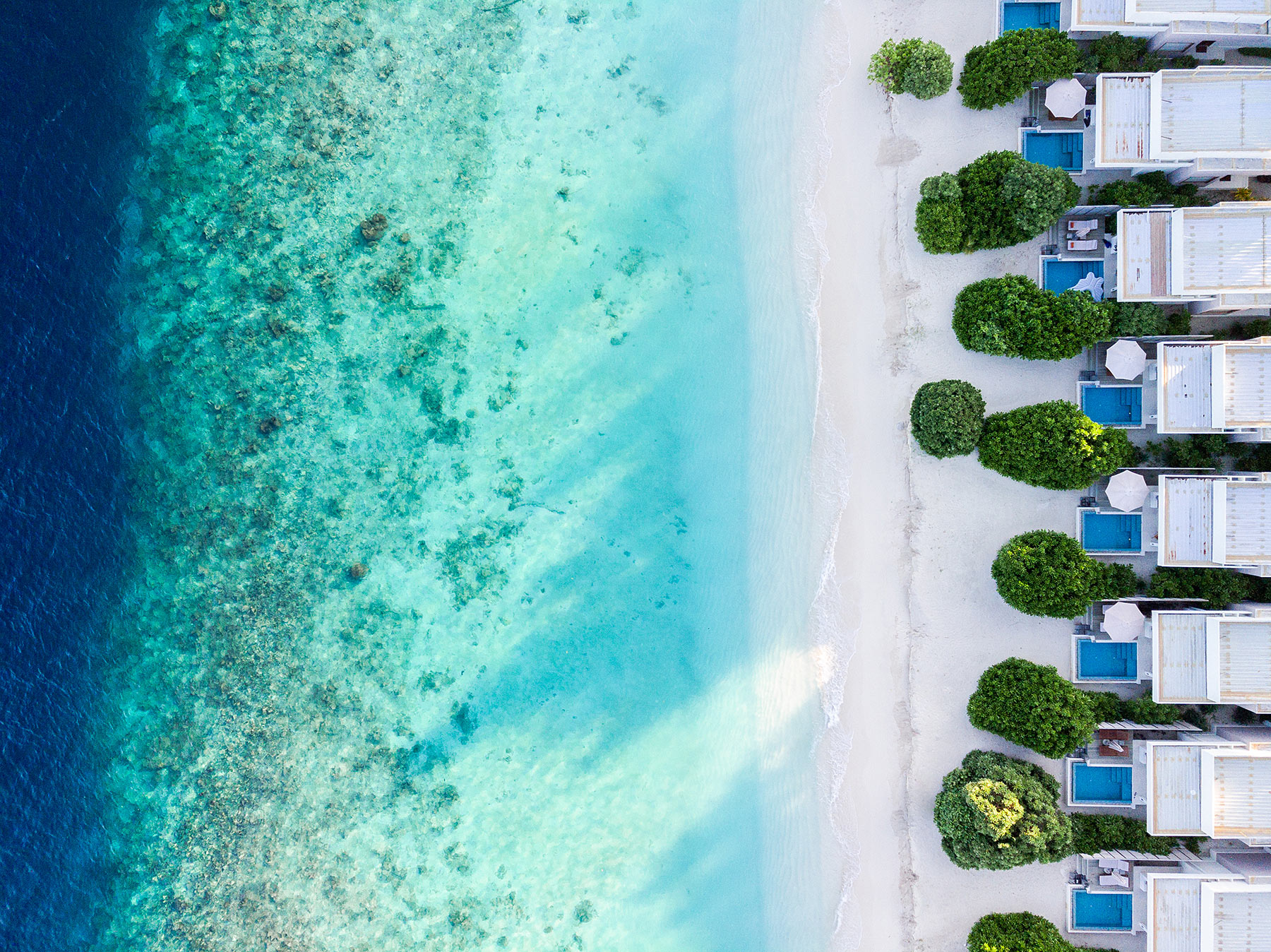beach villa mit pool dhigali hotel malediven sunnyinga travel blog