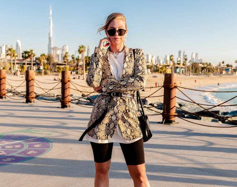 blazer mit gürtel outfit fashion blogger sunnyinga