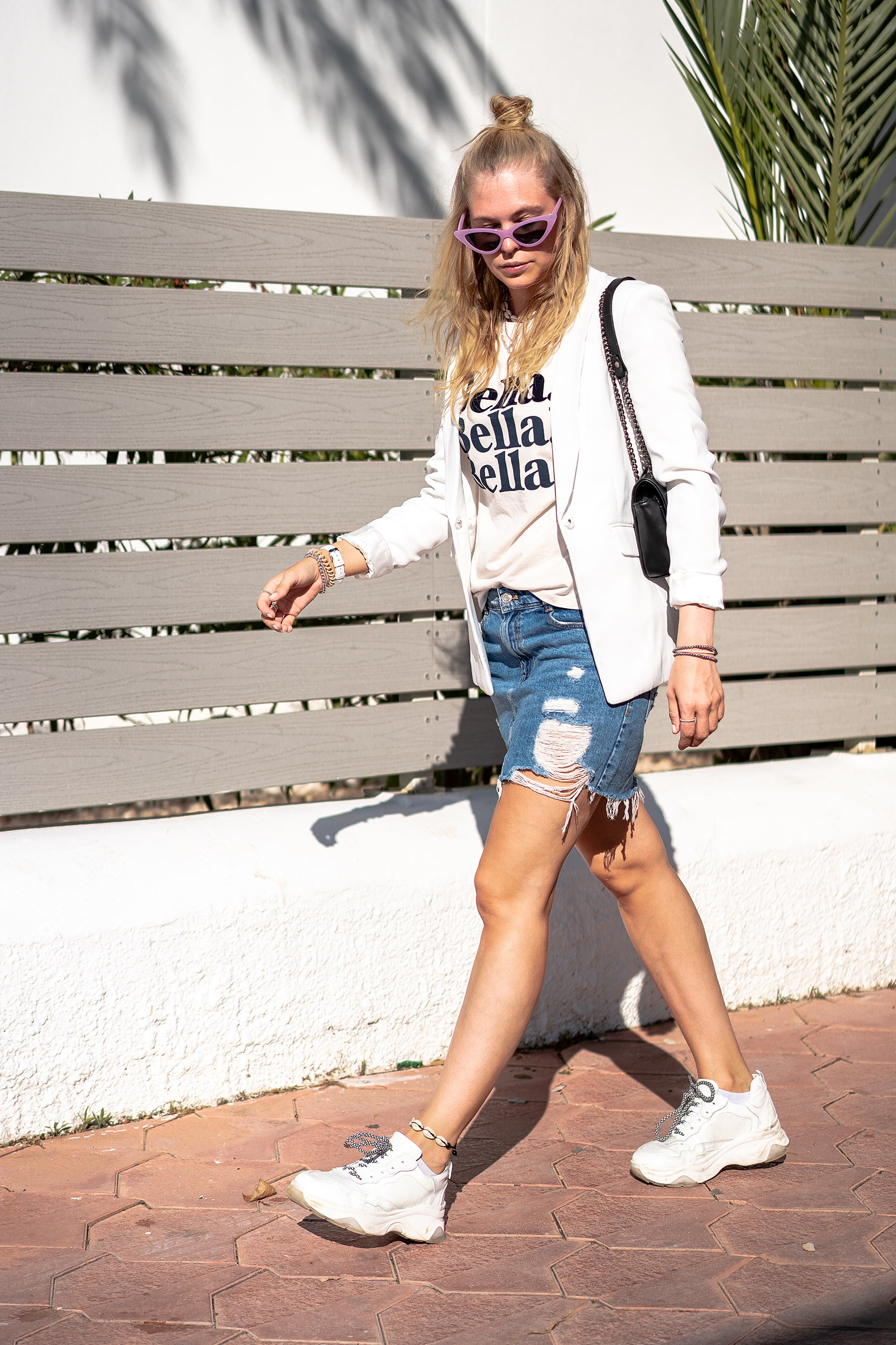 fashion blogger sunnyinga jeansrock outfit