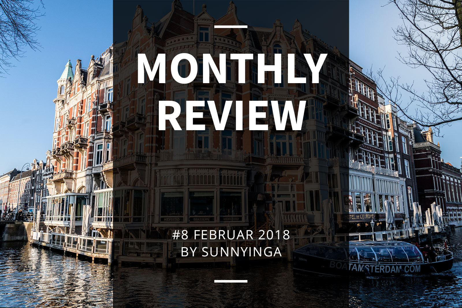 Sunnyinga Monthly Review Monatsrückblick #8 Februar 2018