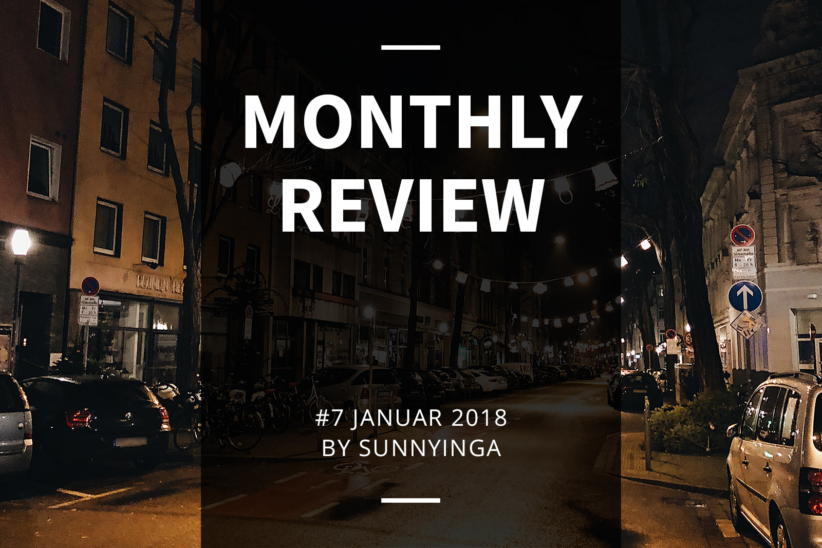 Sunnyinga Monthly Review Monatsrückblick #7 Janauar 2018