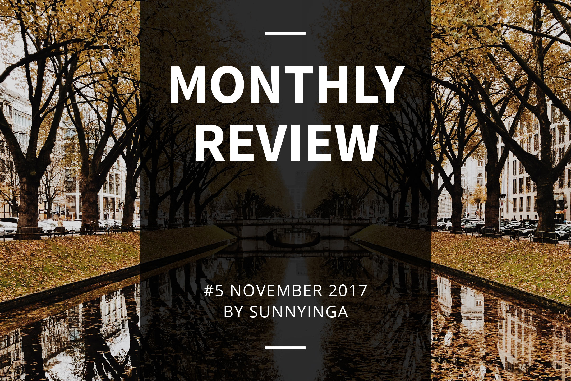 Sunnyinga Monthly Review Monatsrückblick #5 November 2017