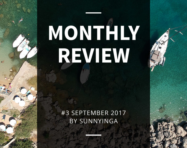 Sunnyinga Monthly Review Monatsrückblick #3 September 2017
